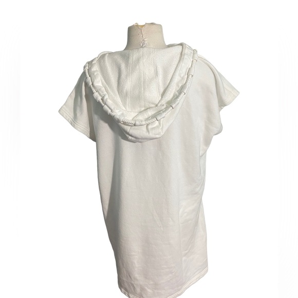 See by Chloe white hoodie mini dress sm - Picture 9 of 10